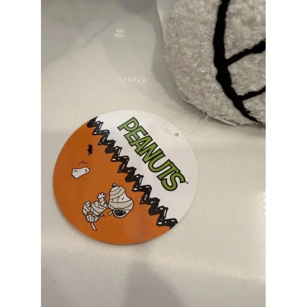 Peanuts‎ Snoopy Vampire Costume Halloween Plush Pillow 2025 NEW White Fangs
